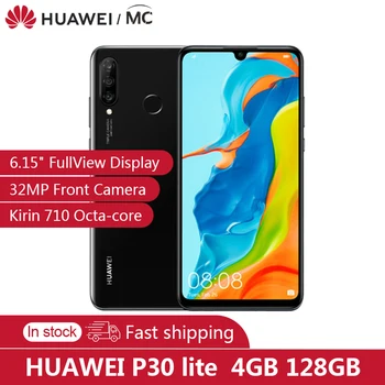 

In Stock HUAWEI P30 Lite 4GB 128GB 6.15" FHD 2312×1080 Kirin710 Octa-core EMUI 9.0 32MP Front Camera Quick Charge NFC Dual band