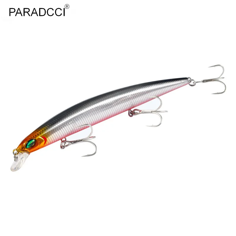 PARADCCI Minnow 150 мм 19 5 г рыболовные приманки глубокое погружение льда приманка для