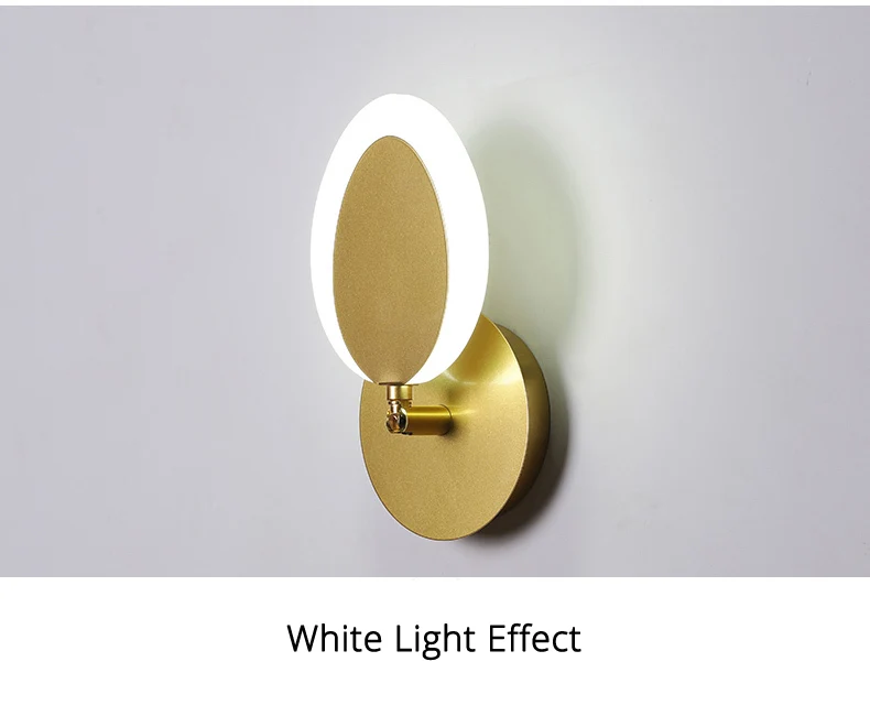 Lâmpada de Parede Lâmpadas de Parede Sala de Estar Lâmpada de Cabeceira Conduziu a Luz de Parede para Casa de Banho Quarto Nordic Ouro Dispositivo Elétrico Led Luz 10 Cheap Luminárias de parede