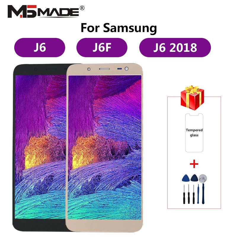 

J600 Adjustable For Samsung Galaxy J6 2018 J600 J600F J600Y LCD Display Touch Screen For SM-J600F J600G J600FN/ds Assembly Parts