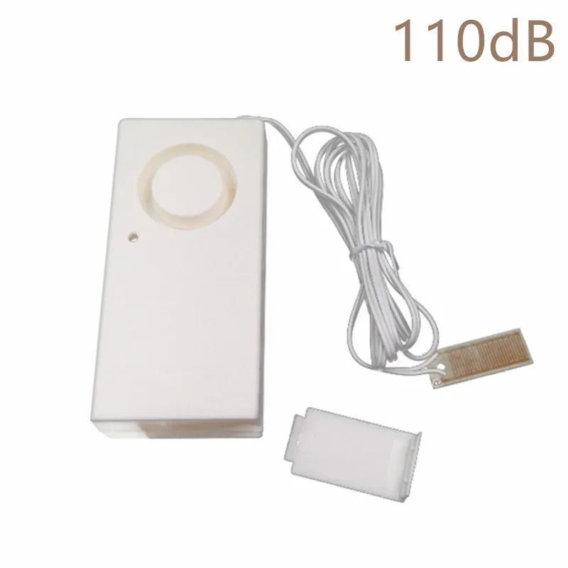 Alarma de Casa Detector de fugas de agua, 110dB, detección independiente de fugas de agua, alerta de inundación, fácil instalación