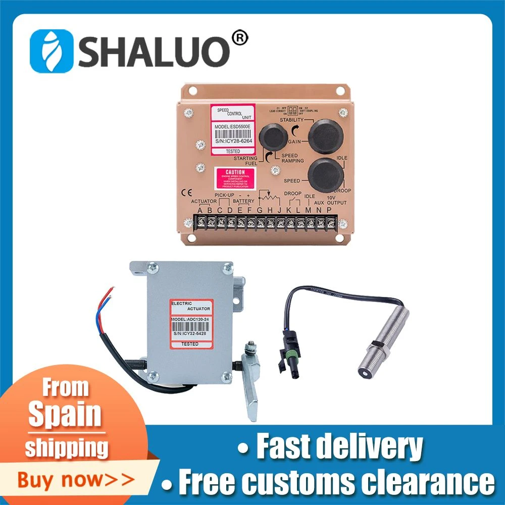High Quality Diesel Generator Governor Kit Adc120 Actuator Esd5500e