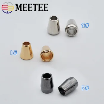 

50pcs Metal Stopper Buckle Hat Rope Cord End Jacket Strap Decor Cord Lock Clip Clasp DIY Sewing Sweatpants Clothing Accessories