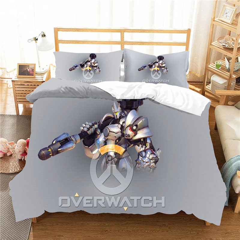 Overwatch 3D комплект постельного белья Детская комната Декор пододеяльники Overwatch OW одеяло комплект постельного белья s постельное белье(без простыни