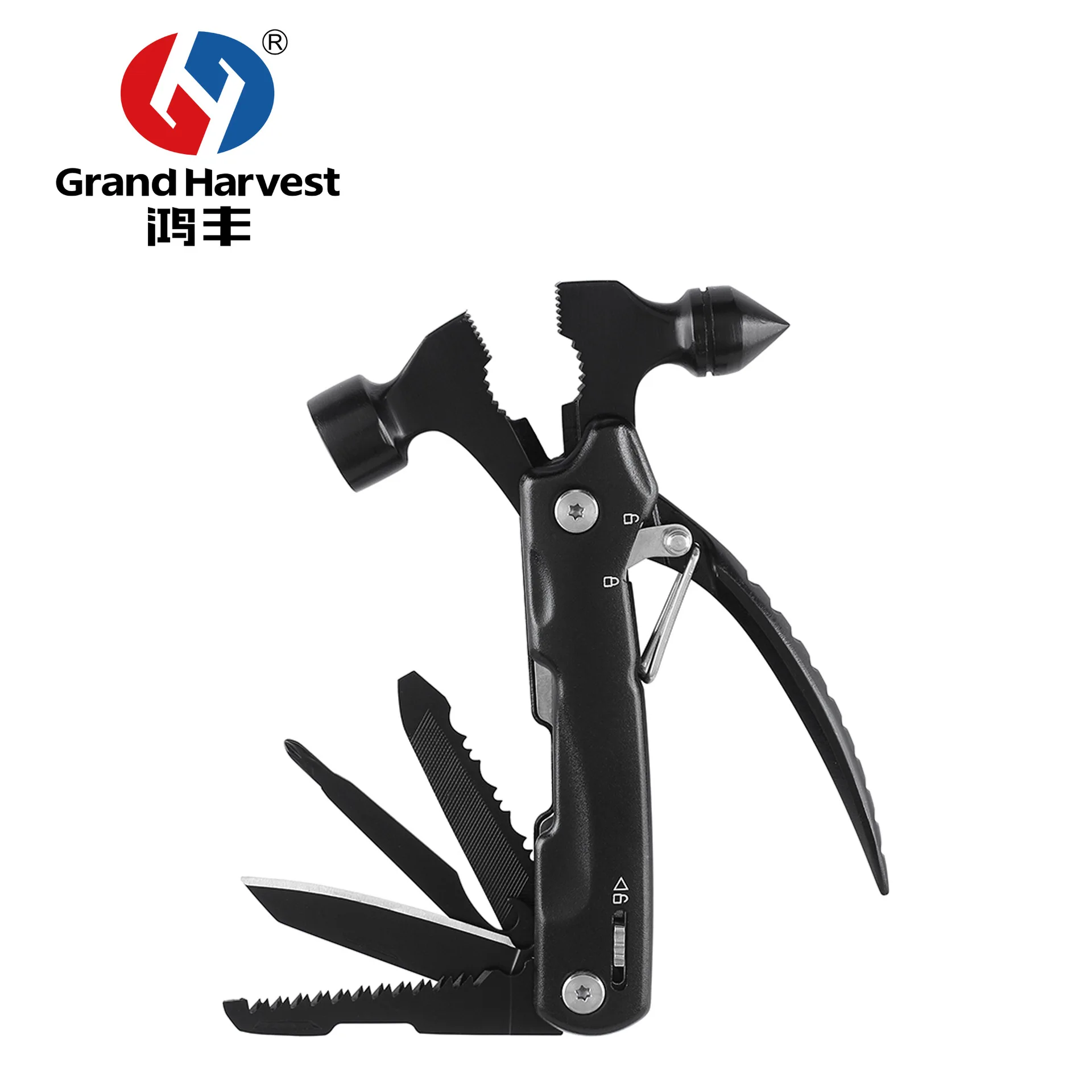 

Hongfeng GHK-PL06 Customizable Stainless Steel Folding Knife Clamp Outdoor Camping Hardware Tools Portable Pliers