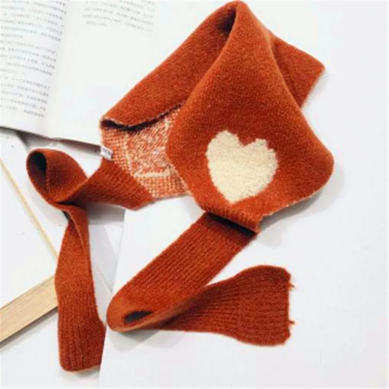 Vogue of new fund of small knitting scarf children earmuffs girls warm earmuffs baby bib winter earmuffs scarf BK586