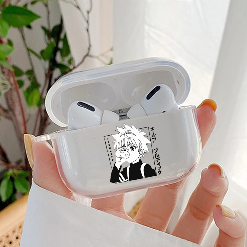 Hunter x Hunter HXH Anime Hunter X hunter 3 Air pod Case for Airpods 2 1 Cases For Air pod pro Clear Cute Soft transparent Coque