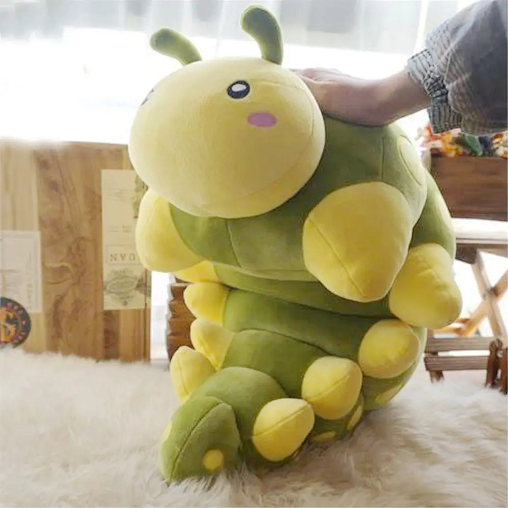 

Fancytrader 28'' Big Caterpillar Plush Toy 70cm Giant Stuffed Soft Simulated Animal Worm Pillow Doll 28inches FT16355