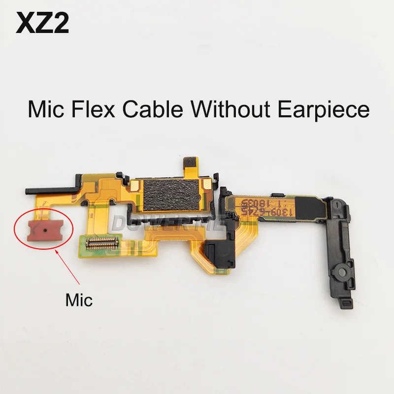 Dower Me Top Ear Speaker Earpiece Microphone Mic Light Proximity Sensor Replacement For Sony Xperia XZ2 H8216 H8266 H8276 H8296