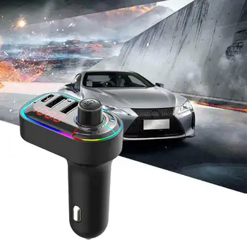 

Waterproof Car MP3 Player HD Blue Screen Bluetooth Card TF Audio V5.0 5V/3.1A Modulator Transmitter FM Car E0V2