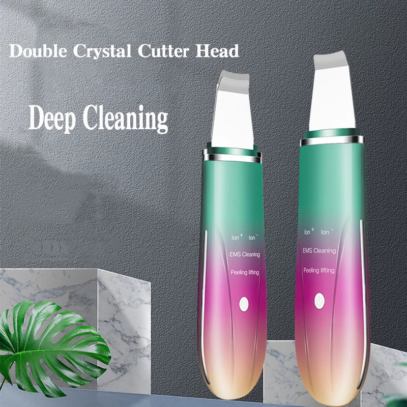

Skin Scrubber USB Uitrasonic Deep Face Cleaning Machine Remove Dirt Blackhead Reduce Wrinkles and spots Facial Whitening Lifting