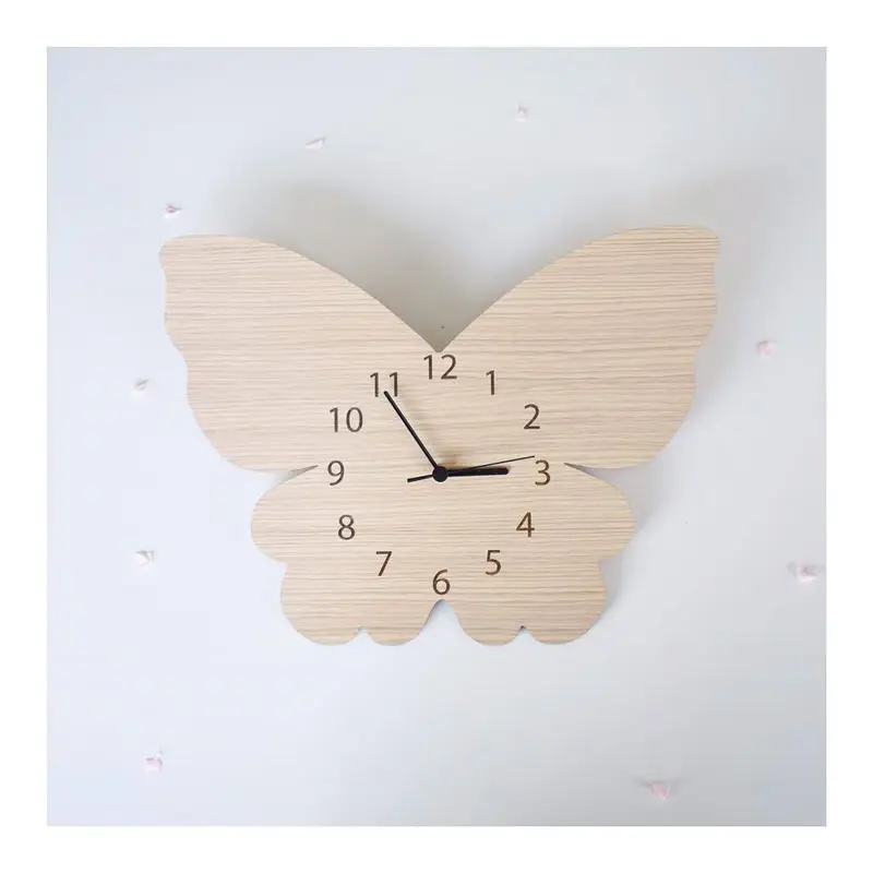 Деревянные настенные часы с изображением совы ананаса для домашнего интерьера, бесшумные часы для гостиной, спальни, бара, детские подарки, настенные часы, 1 шт