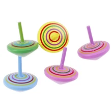 Детские подарки на день рождения, разные цвета, 1 шт., Детские деревянные игрушки с гироскопом, игрушки для детей и взрослых, игрушки для снятия стресса