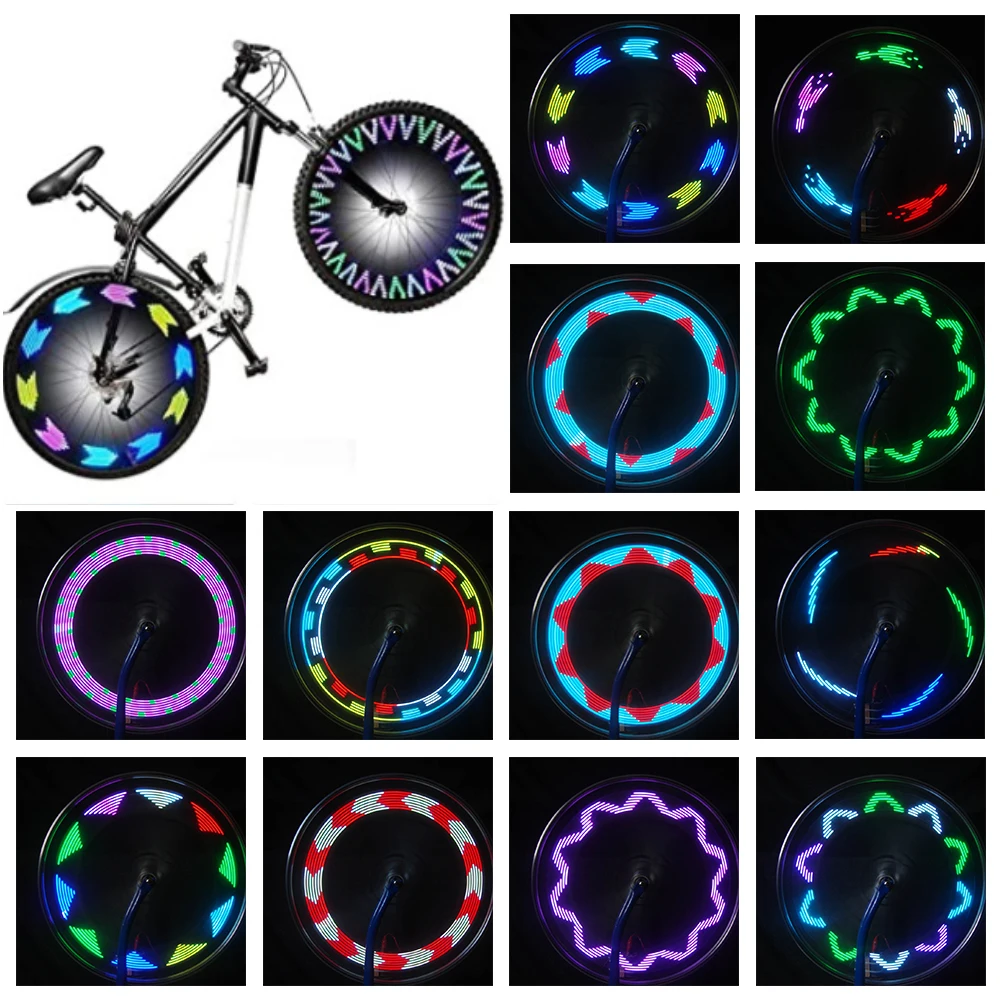 14 LED Fahrrad Licht Reifen Speichen Licht Fahrrad Rad Lichter Sicherheit  Wasserdichte Felge Licht Für Berg Faltrad Fahrrad Lichter|Weglichter| -  AliExpress