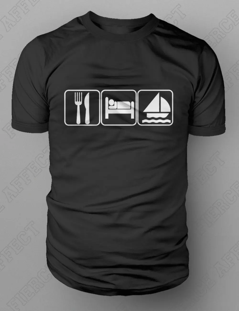 Новая брендовая одежда футболки футболка с принтом Eat Sleep Sailer Dinghy катамаран Spinnaker