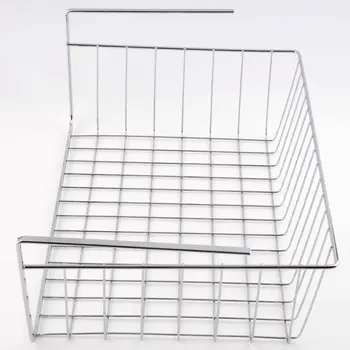 

2019 New Under Shelf Storage Basket Cabinet Storage Shelf Wire Baskets Kitchen Hanging Rack Storage Basket Wire