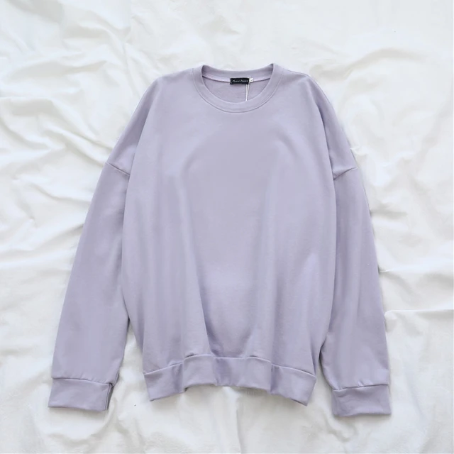 Sold Separately Womens Tracksuits 3 Piece Oversized Sweatshirt Sweatpant Sporting Shorts Sweat 3 Piece Outfit Solid Color Sets purple sweatshirt