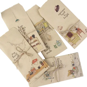 

30Pack/lot Vintage little things envelopes Greeting Cards Simple Kawaii Kraft Envelopes Gift Envelope