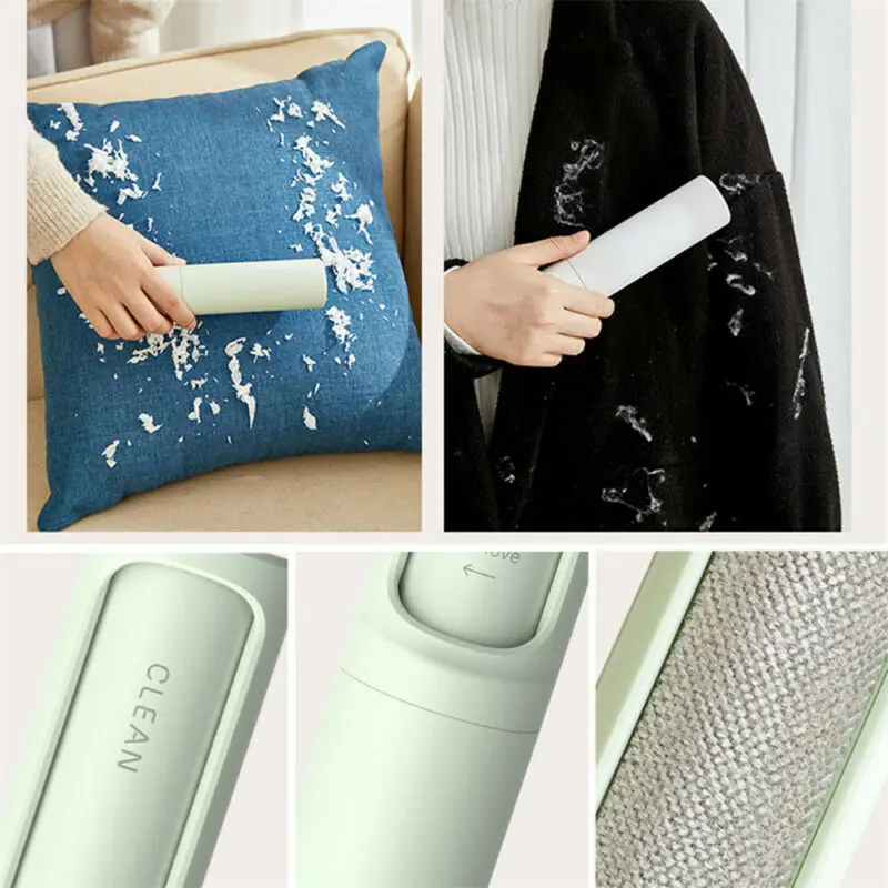 Lint Roller Reusable Washable Manual Sticky Picker Sets Cleaner Pets Hair Remover Brush