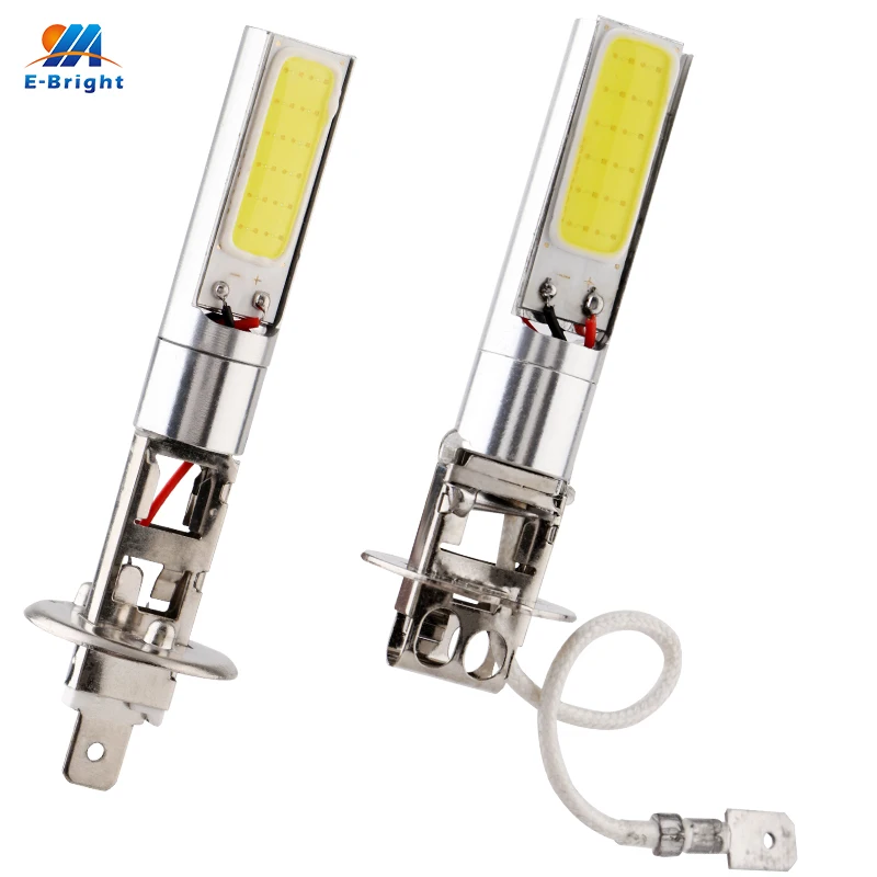 12V 24 V! 50 шт./лот H1 H3 880 881 COB 24 SMD 24 светодиодный туман светильник инструмент фар дальнего света Светодиодный светильник тумана луч на основе технологии COB светодиодный лампы