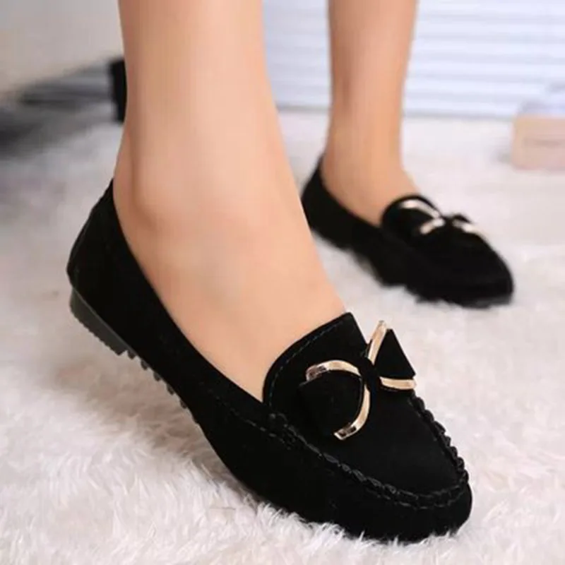 

2020 Summer/Autumn Fashion Women Flats Slip on Shoes 4 Color Woman Boat Shoes Ladies Shallow Ballet Flats Female Footwear