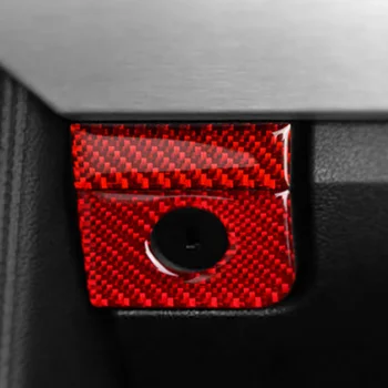 

2pcs Co-pilot trim Carbon Fiber Decor Cover For Ford Mustang 2015-2019 Interior Panel