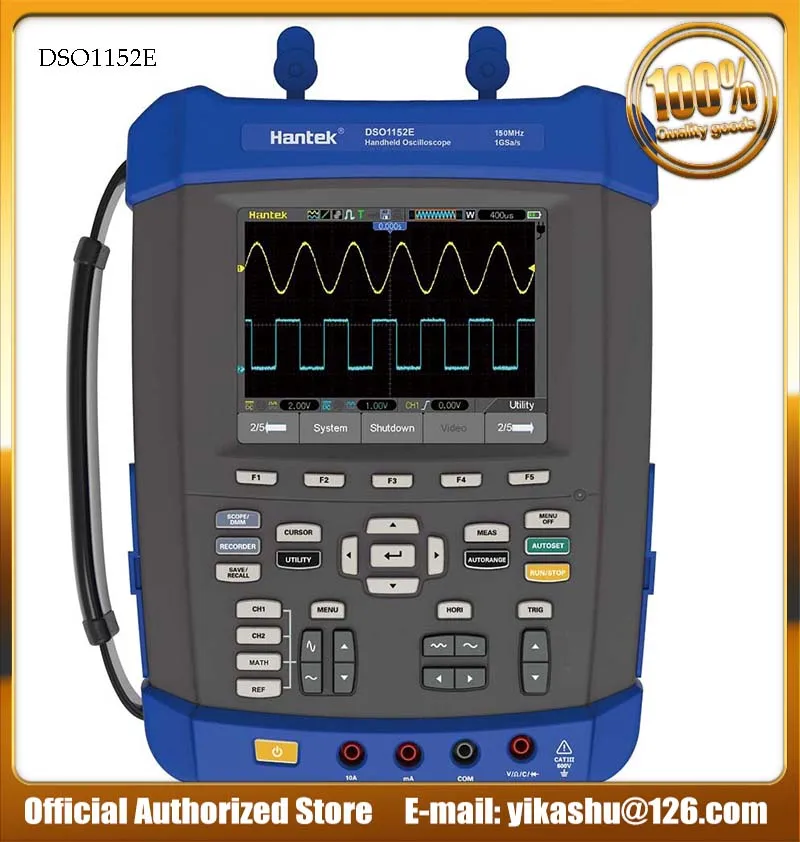 Analizador de espectro Hantek DSO1152E/contador frecuencia 25Mz Arb DSO1152E osciloscopio generador forma onda 200 Mesa | Инструменты