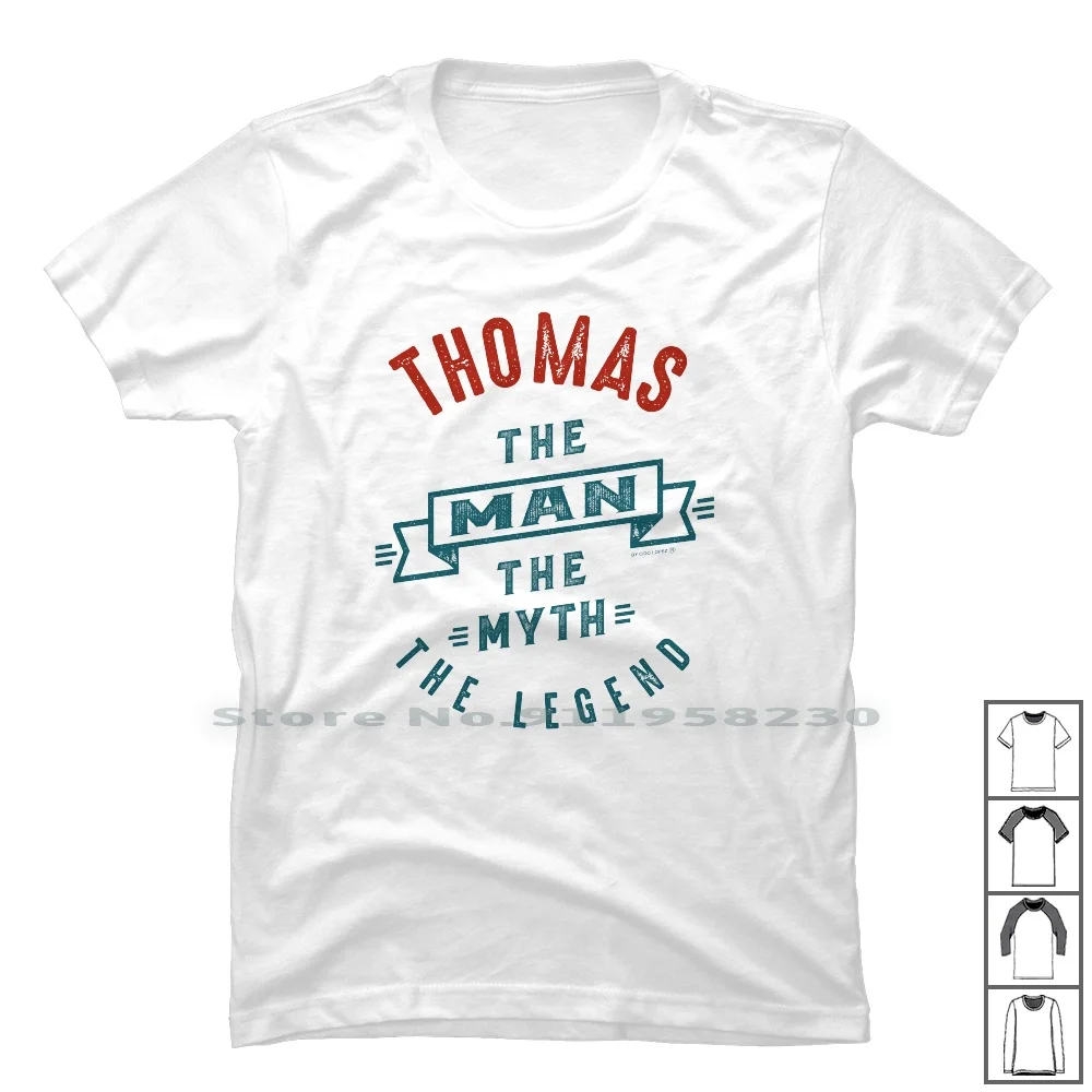 È Il Tuo Nome Thomas T Shirt 100% Cotone Thomas Your Name You Om Me Am