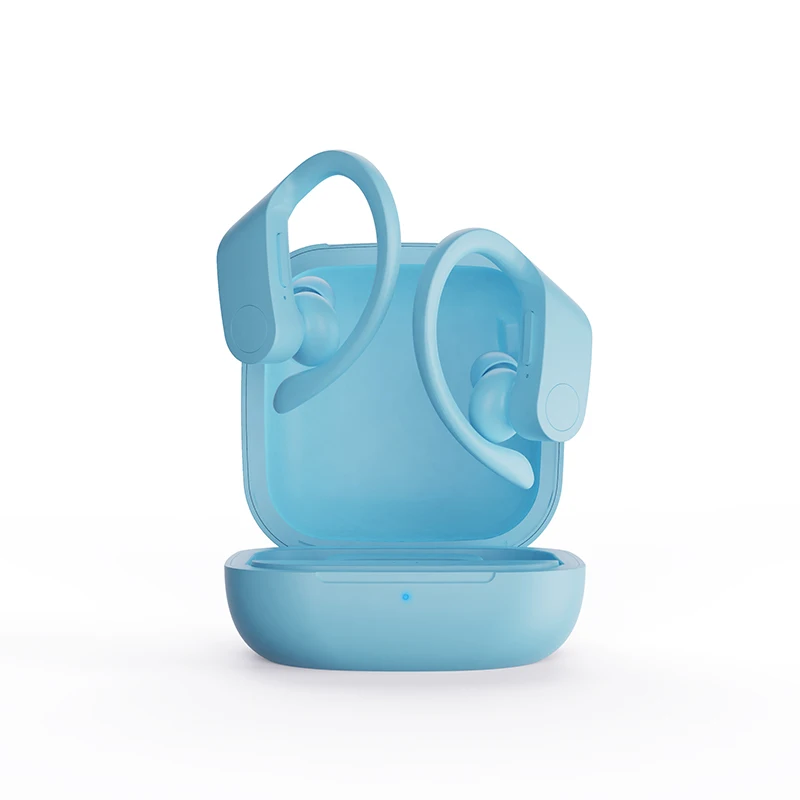 DE8 2 TWS Wireless Bluetooth 5 0 Earphones IPX4 Ear Hooktype Stereo Earpiece With Charging Box For iphone and Android phone