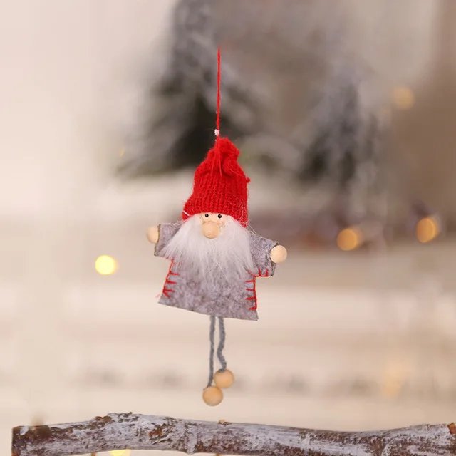 Милый Ангел плюшевые куклы Рождественское украшение подвеска необычная Рождественская елка украшения Рождественские украшения для дома Navidad - Цвет: K