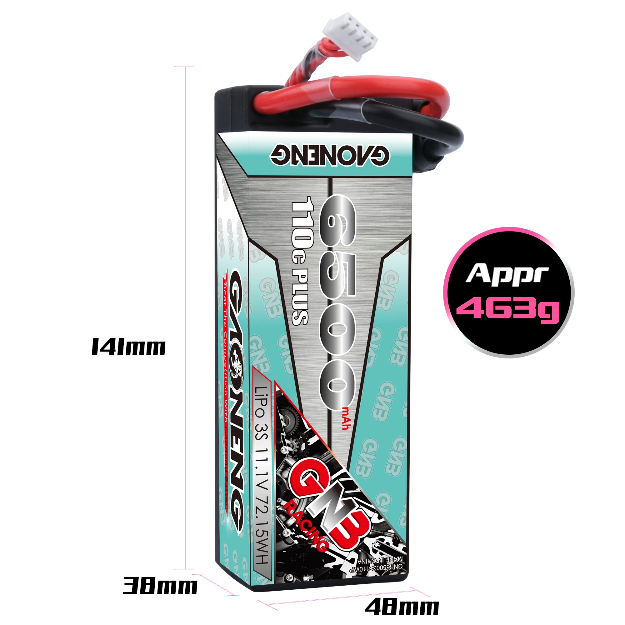 Gaoneng GNB 3S 6500mAh 11,1 V 110C Lipo батарея T XT60 XT90 EC5 XT150 Разъем для RC HSP 1/8 1/10 багги RC автомобиль осевой Scx10 RC лодка