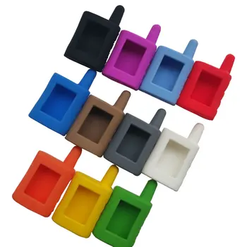 

5pcs Car Silicone Case For MA Keychain Car Key Burglar Alarm Keychain Cover Shell Auto Key Case Protector