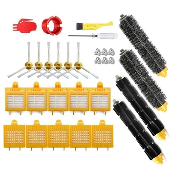 

Top Deals Filter & Brush Kit Replacement for Irobot Roomba 700 Series 760 770 780 790 Vacuum Cleaner Hepa Filter Bristle & Flexi