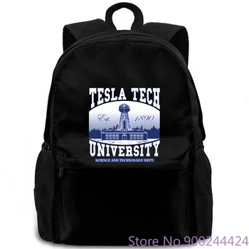 

Nikola Tesla , Tesla Tech University, Free Energy , Wardenclyffe Casual Printed Size S-3Xl backpack