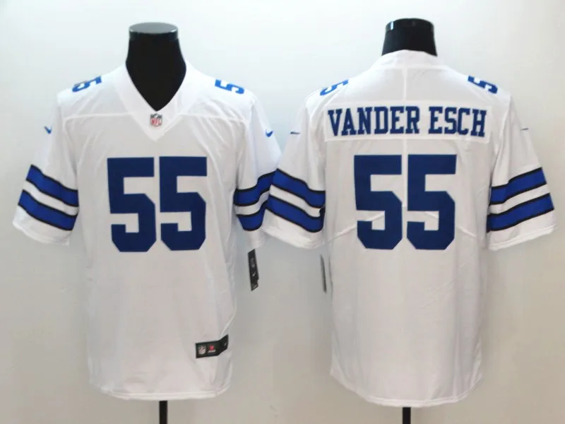 top Men Dallas Sean Lee Randy White Cole Beasley Jaylon Smith Leighton Vander Esch Dez Bryant Vapor Untouchable Jersey Shirts - Цвет: AS PICTURE