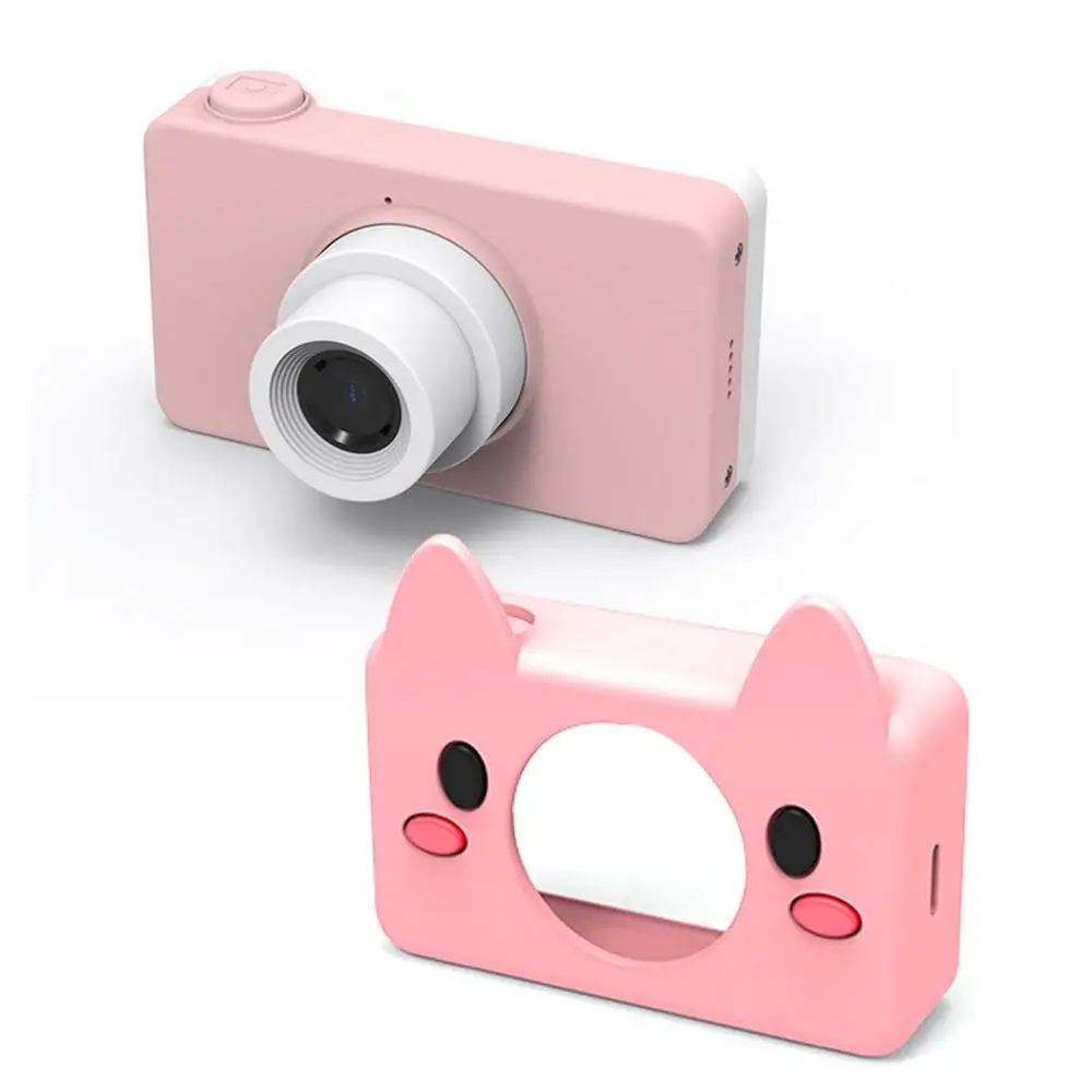 

8.0MP HD Kids Mini Digital Video Camera Portable Camcorder with 2.0" LCD Screen with Cartoon Stickers Children Gifts