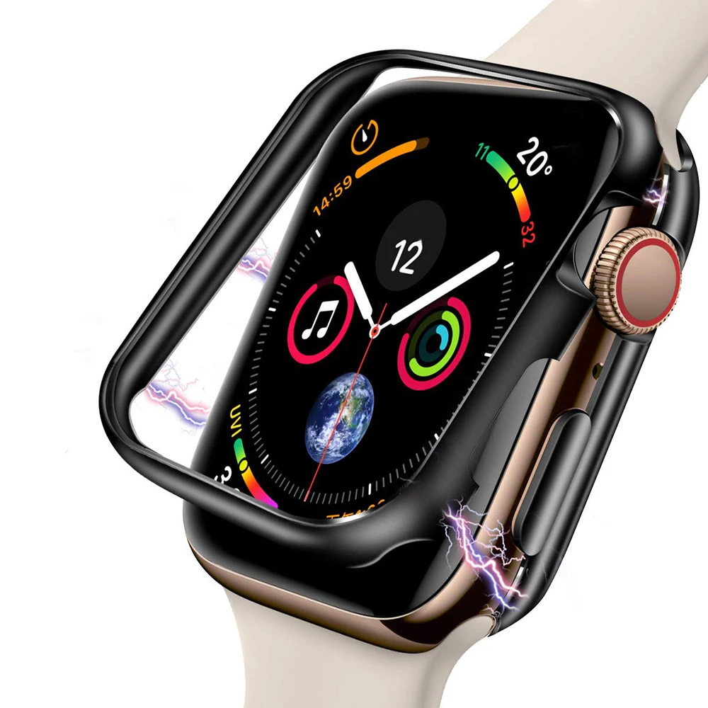 Тип магнитный протектор для Apple Watch band series 4 5 40 мм 44 мм 360 Полный алюминиевый корпус для Iwatch 3 2 38 мм 42 мм