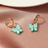 TAFREE Korean new Fashion Earrings Acrylic butterfly shape Jewelry small fresh sweet Drop Earing For woman Cute best gifts E3362 ► Photo 3/6