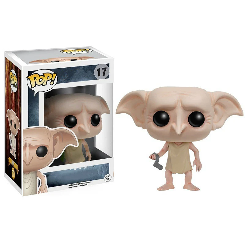 Funko Pop Harri Potter Снейп Луна Добби Минерва фильм виниловые фигурки экшн и игрушки Коллекционная модель игрушки для детей - Color: 17 with box