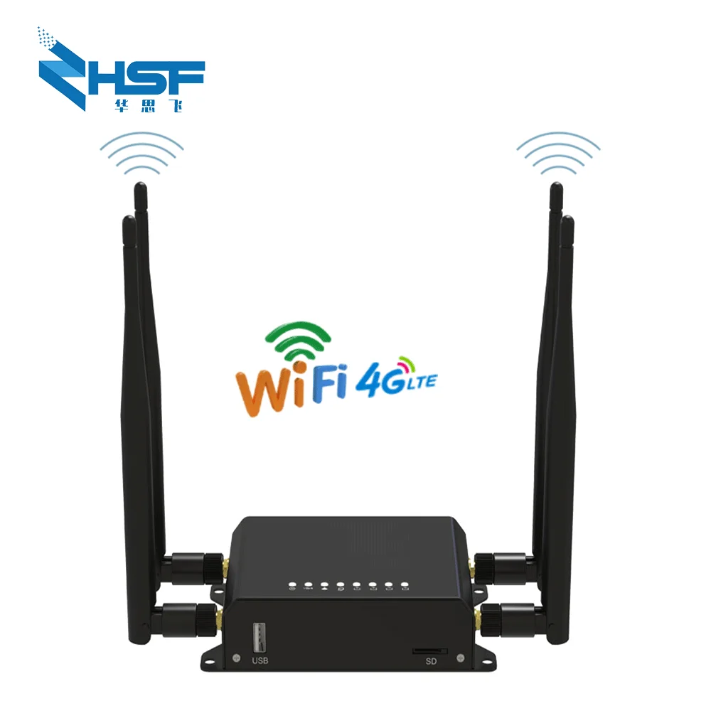Roteador com Slot para Cartão Roteador sem Fio com Antena Mbps Wifi Sim Cpe Destacável Externa Ep06-a Fdd Tdd 300 Cat6 4g Lte - Imagem 2