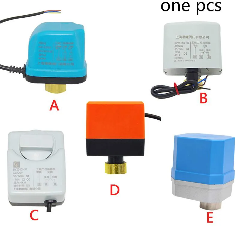 Электрический привод управления шаровой клапан электрический моторизованный шаровой клапан AC220V AC24V DC12V DC24V три линии двухстороннее управление