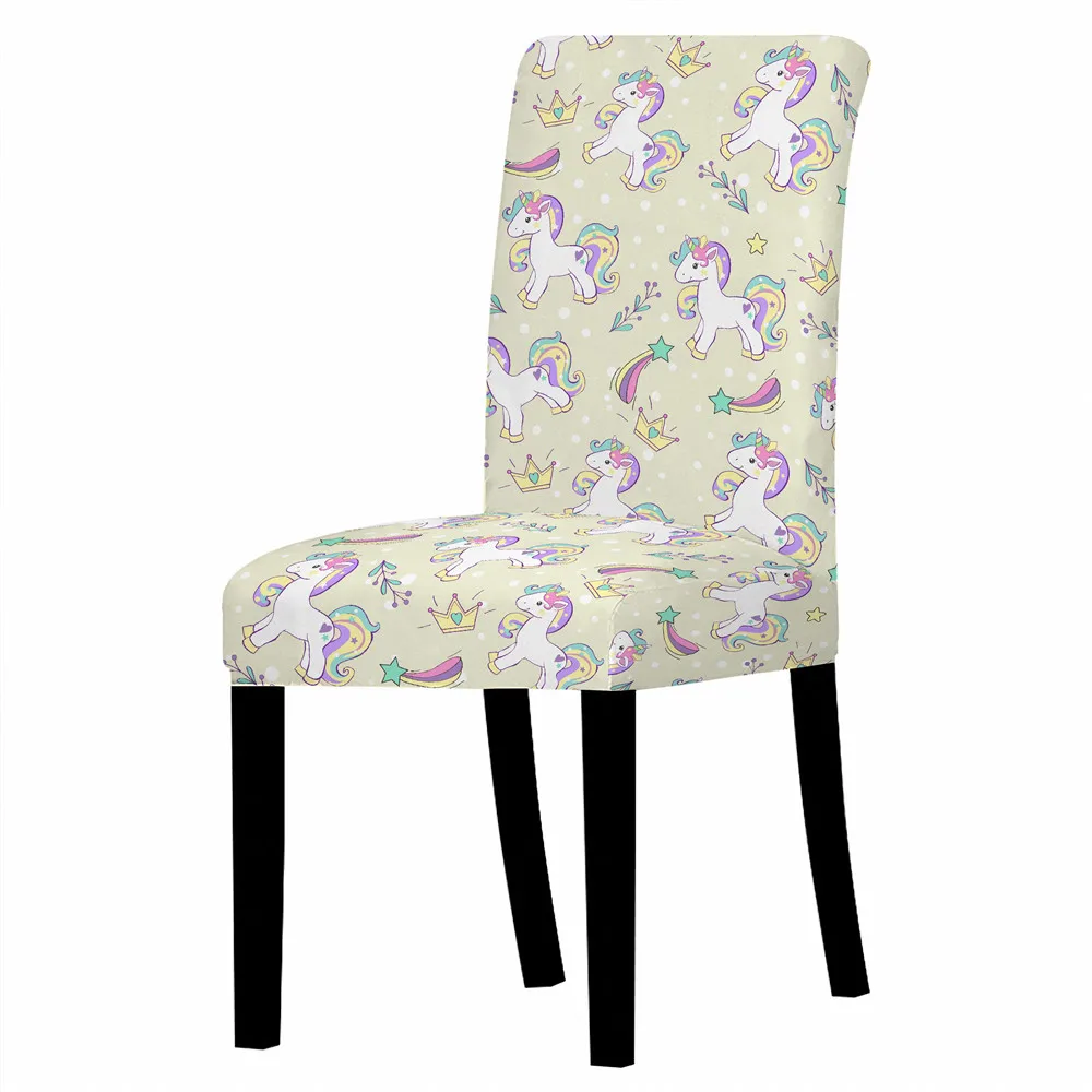 Universal Chair Covers Printed Elastic Stretch Universal Chair Cover Slipcovers For Dining Room Wedding Banquet Hotel