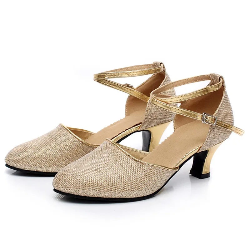 Women Ballroom Tango Latin Salsa Dancing Shoes Sequins Shoes Social Dance Party Shoe for WomenLadiesGirlsTango Salsa #2g29 (21)