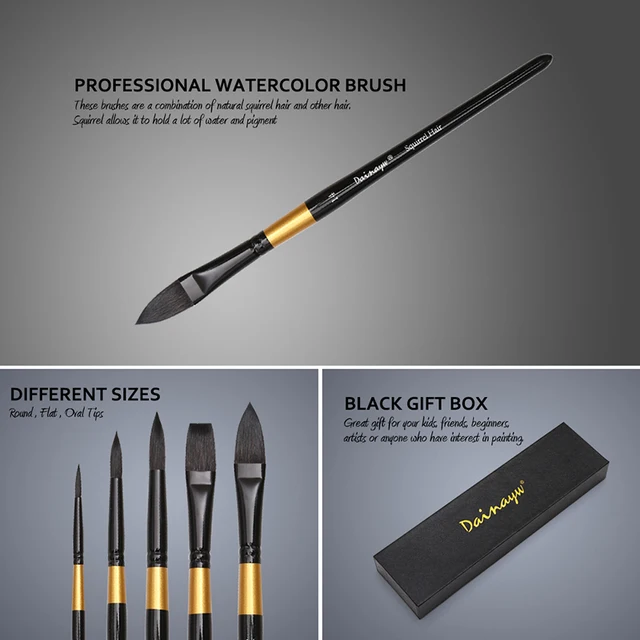 Set 4 Pennelli Per Acquerello Lightwish - Punte Sintetiche #0#2#4#6, Per Artisti E Hobbisti - Foto 13