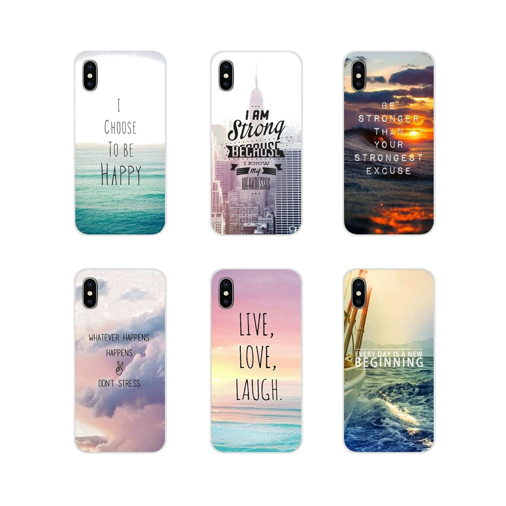 Чехол из ТПУ для Huawei G7 G8 P7 P8 P9 P10 P20 P30 Lite Mini Pro P Smart Plus 2017 2018 2019 позитивная мотивация
