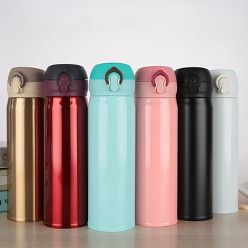 

500ml portable travel coffee cup vacuum thermos double wall thermos vacuum insulation thermos stainless steel cup thermos