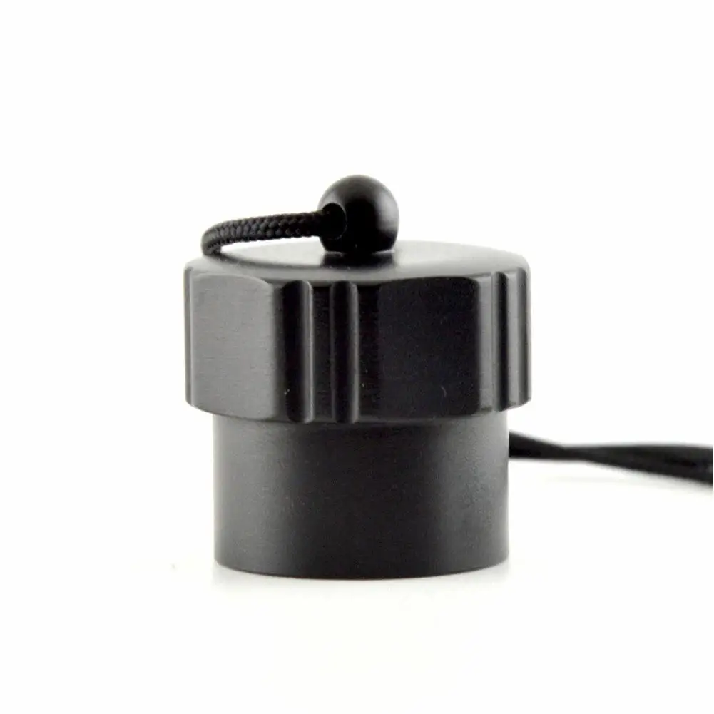 Matte Black Регулятор для дайвинга первый 1-й этап Универсальный алюминиевый DIN Пылезащитная крышка клапан Пылезащитная заглушка комплект аксессуаров - Цвет: Matte Black