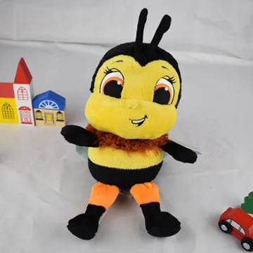 Маленький фаршированный овощ брокколи игрушка в форме моркови Детские украшения комнаты игрушки frutas peluche мини клубника плюшевый фрукты мягкая игрушка - Цвет: Big bee
