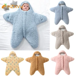 Algodão quente envoltório cobertores bebê meninos recém nascidos saco de dormir menina bebê wearable sacos de dormir para bebês infantil inverno quente cobertores