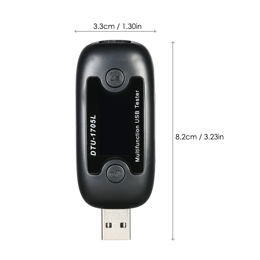 DTU-1705L usb-тестер Напряжение ток Мощность Вольтметр Амперметр с быстрой зарядкой триггер